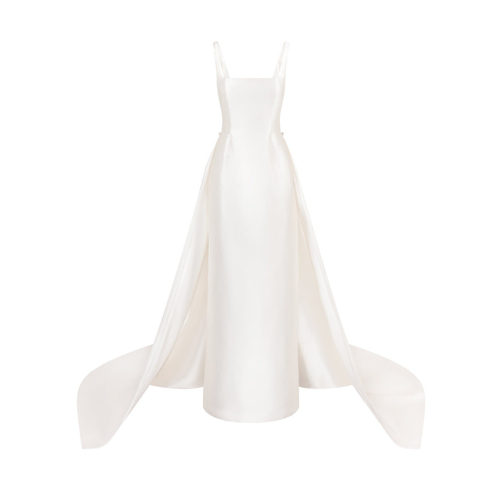 Detachable Silk Train | STYLE 112