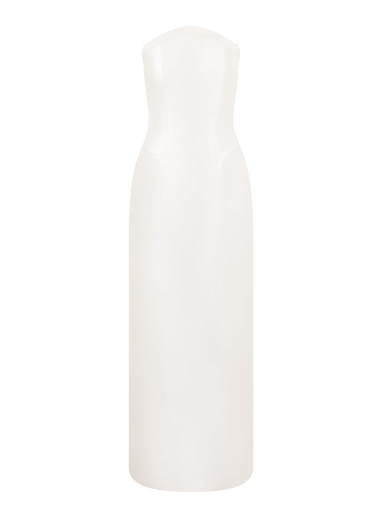 Crescent Strapless Silk Mikado Gown | STYLE 118