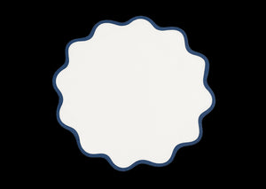 Scallop Edge Circle Placemat, Set of 4