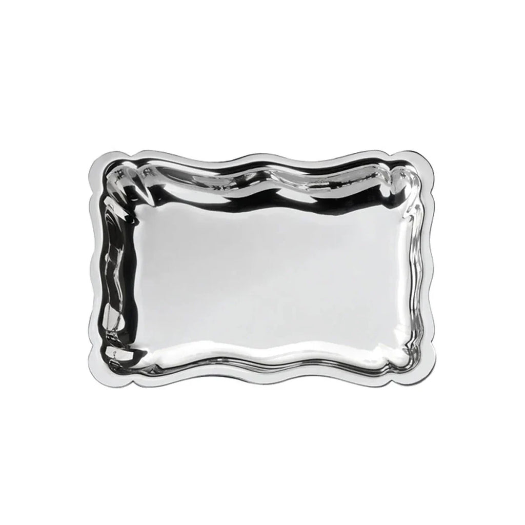 Scalloped Silver Tray in Sterling Silver