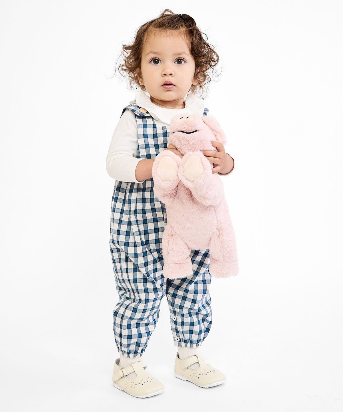 Scout Baby Overall in Blue Picnic Check