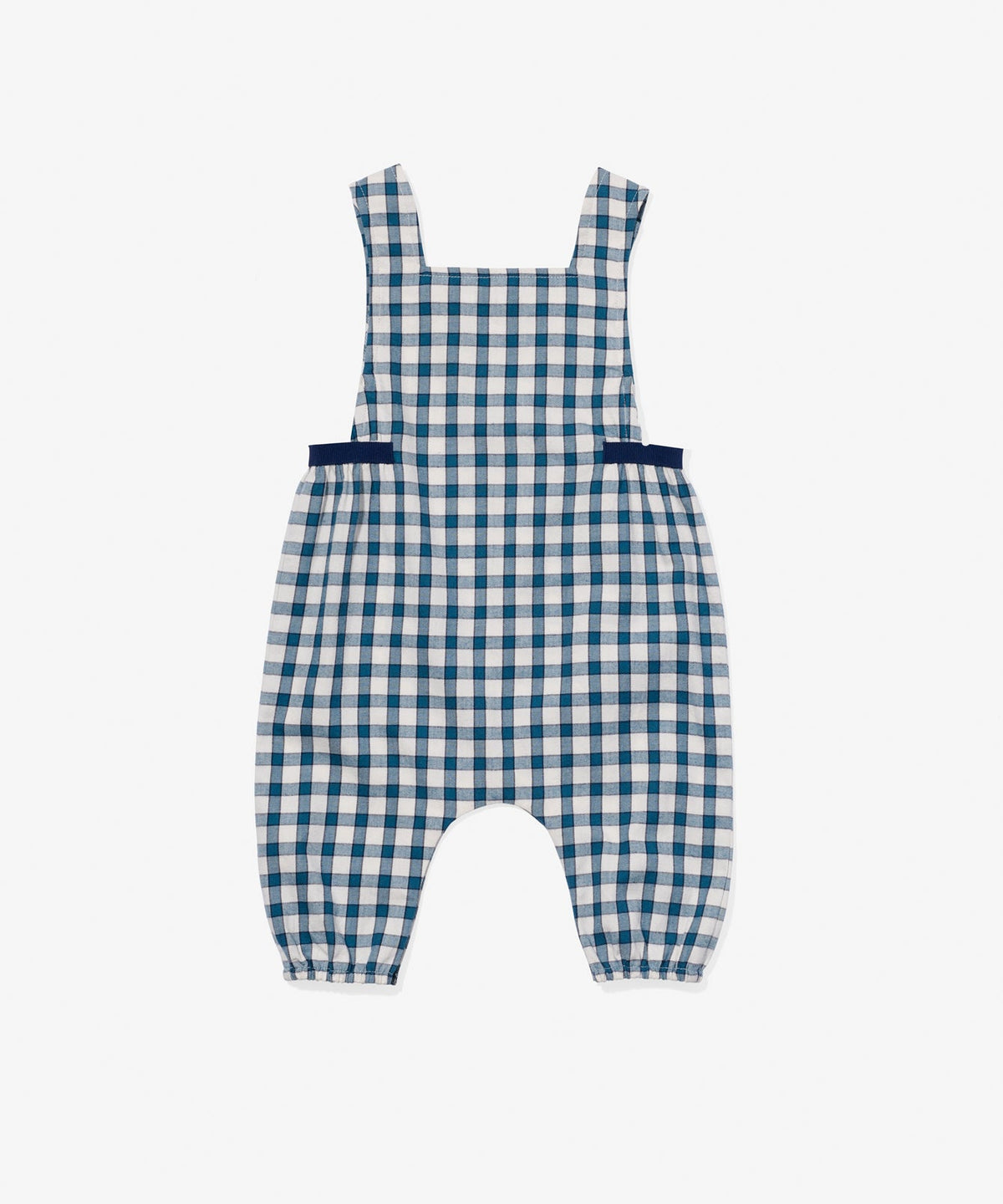 Scout Baby Overall in Blue Picnic Check