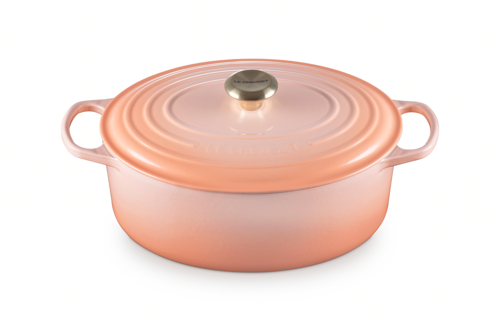 Signature Oval Dutch Oven 6.75qt in Peche