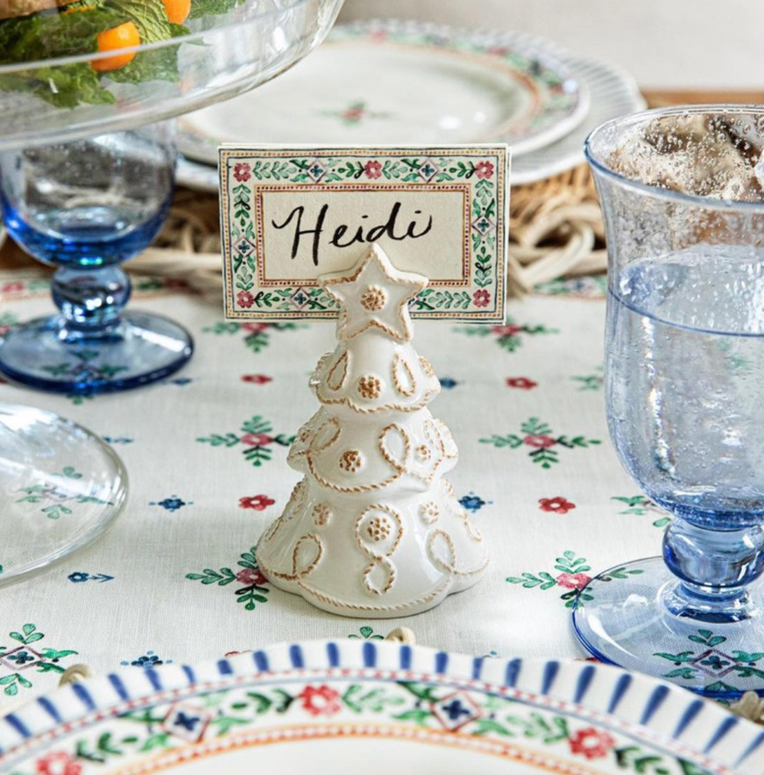 Heidi Place Card in Multi, Set of 12