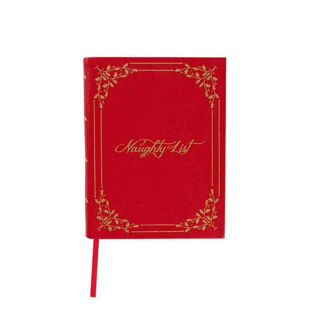 Naughty/Nice Embossed Journal