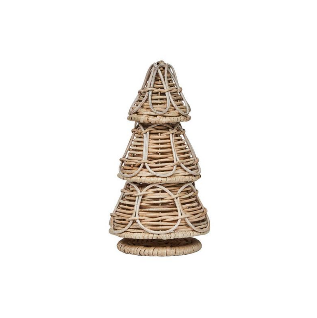 Provence Rattan 10" Tree in Whitewash