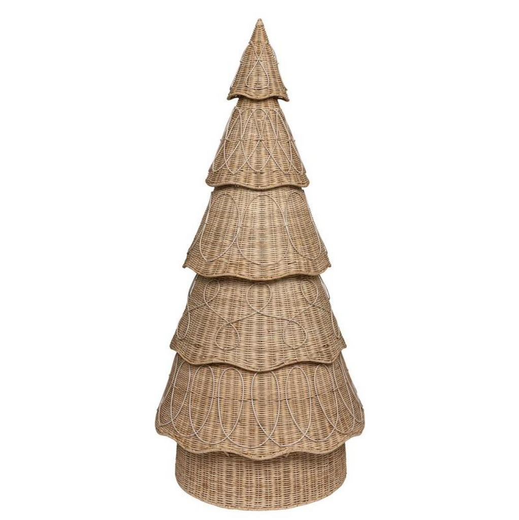 Provence Rattan 5' Tree in Whitewash