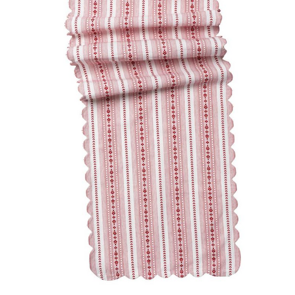 Villa Stripe 18 X 90 Table Runner In Ruby Over The Moon villa-stripe-18-x-90-table-runner-in-ruby-over-the-moon