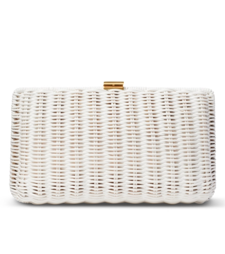 Adelina Wicker Clutch