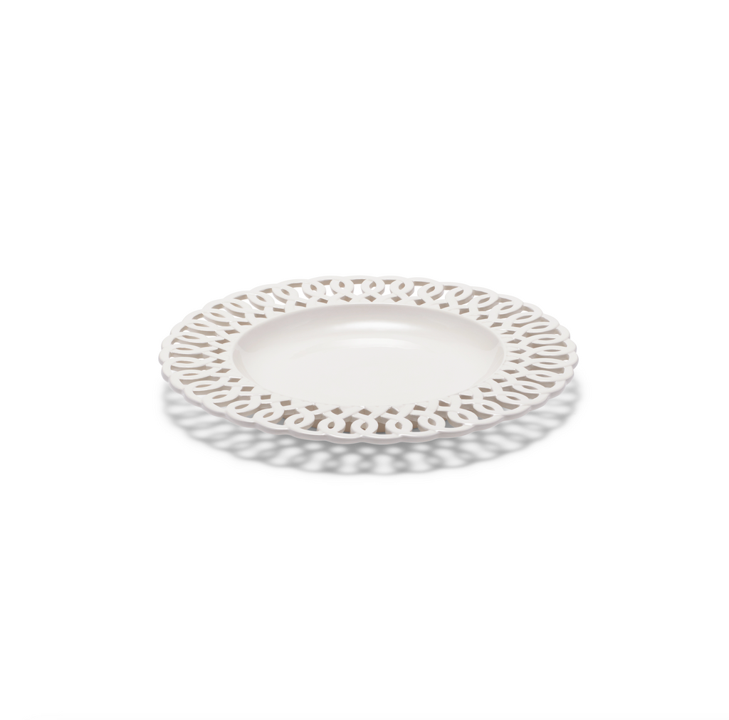 Paulette Salad Plate in White