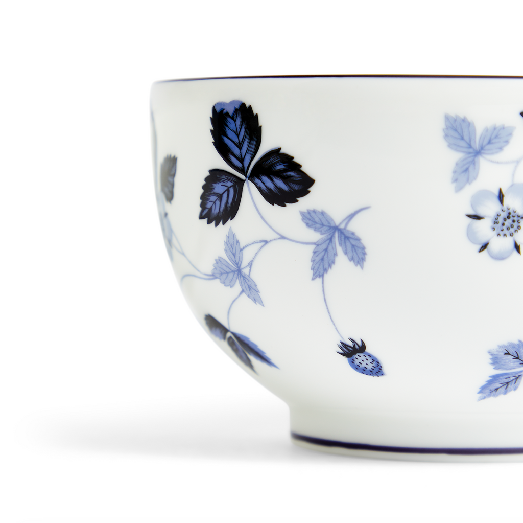 Wild Strawberry Inky Blue Dinnerware, Set of 8