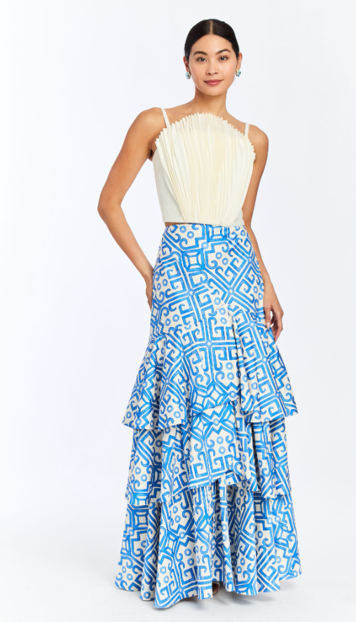 Scallopini Top in Ivory