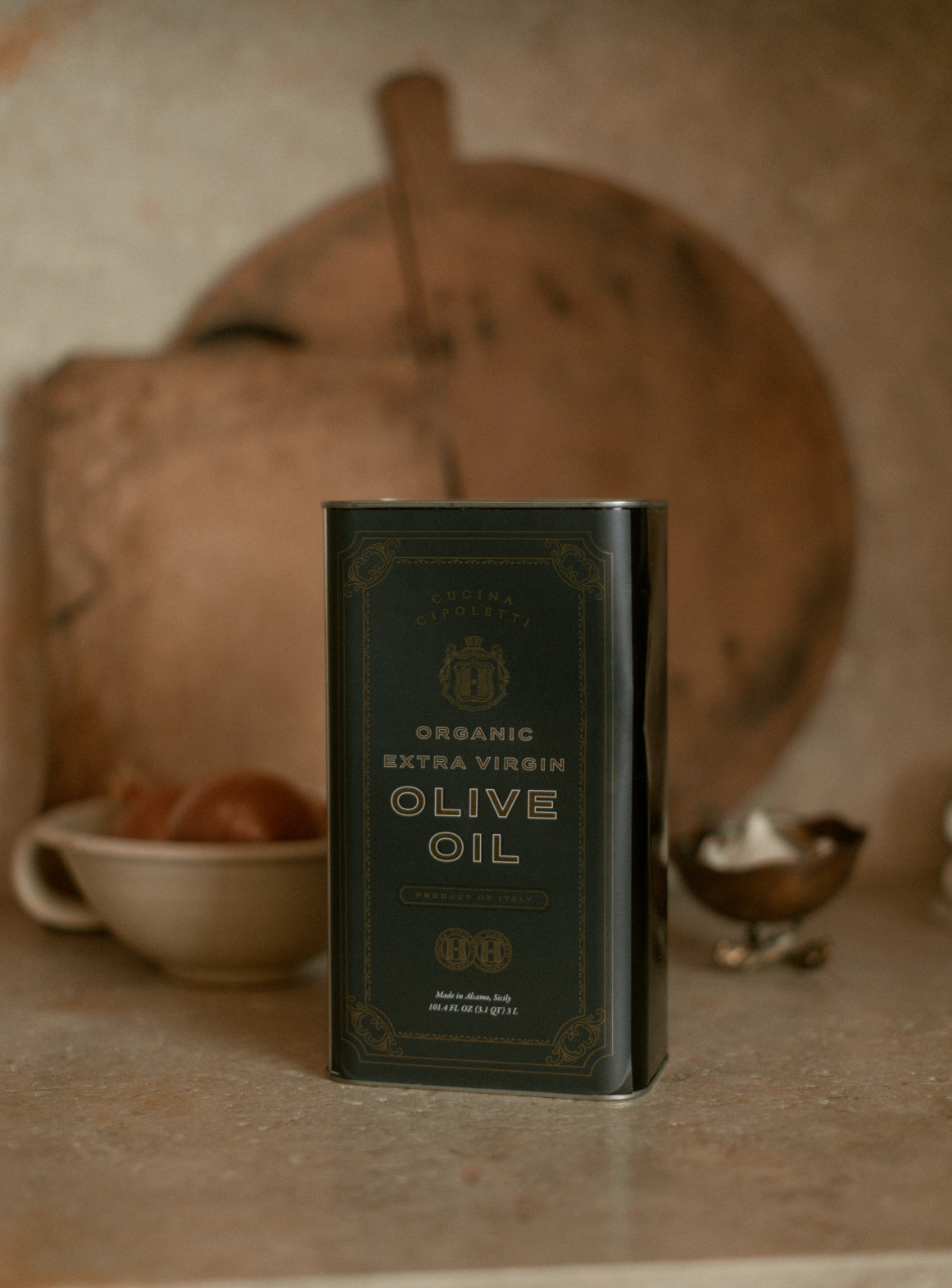 Organic Extra Virgin Olive Oil Tin