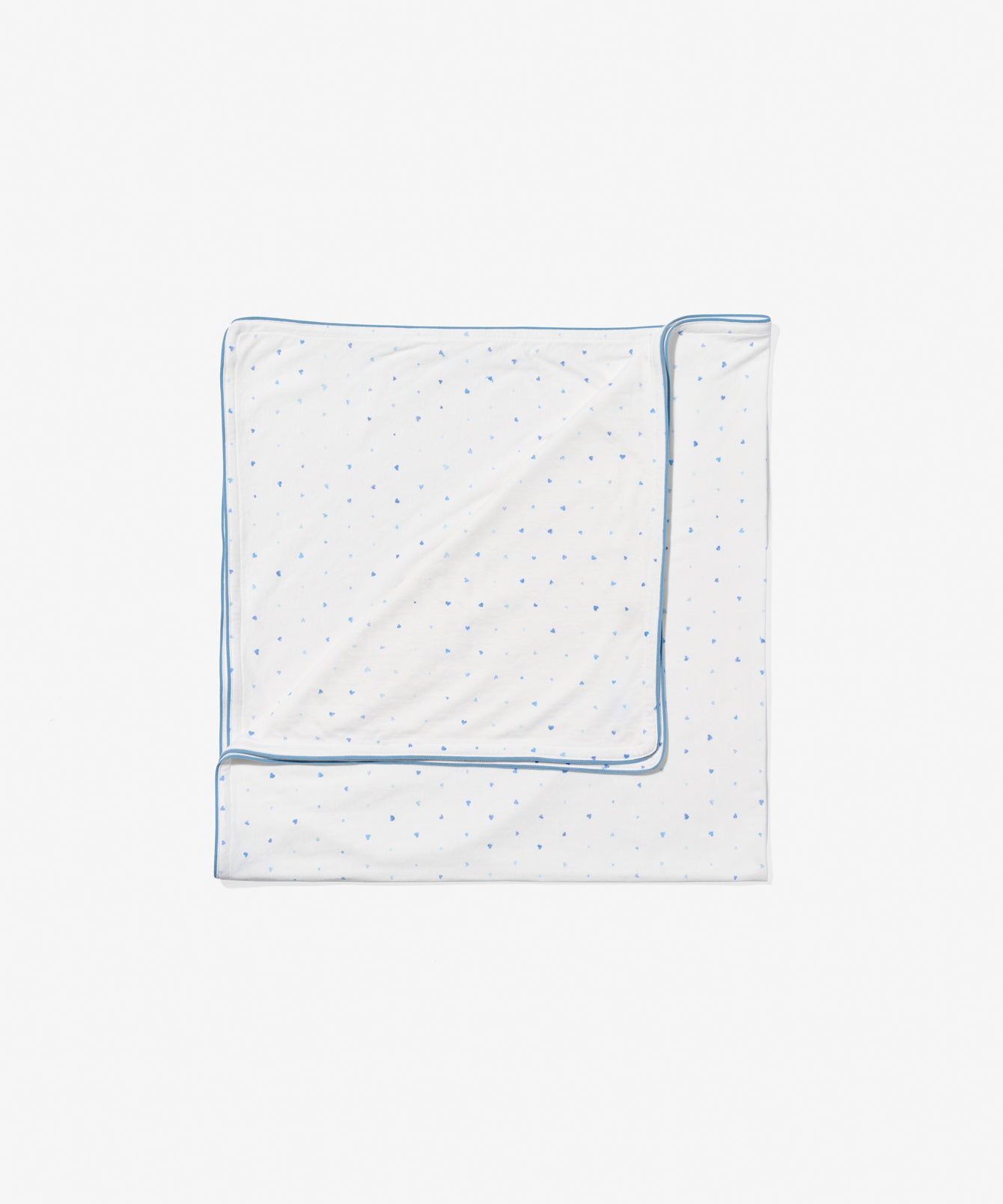 Shane Blanket in Blue Hearts