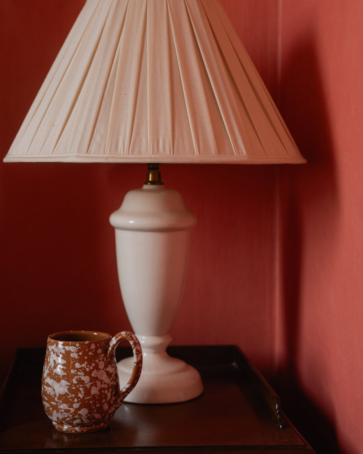 Splatter Mug in Terracotta & Cream
