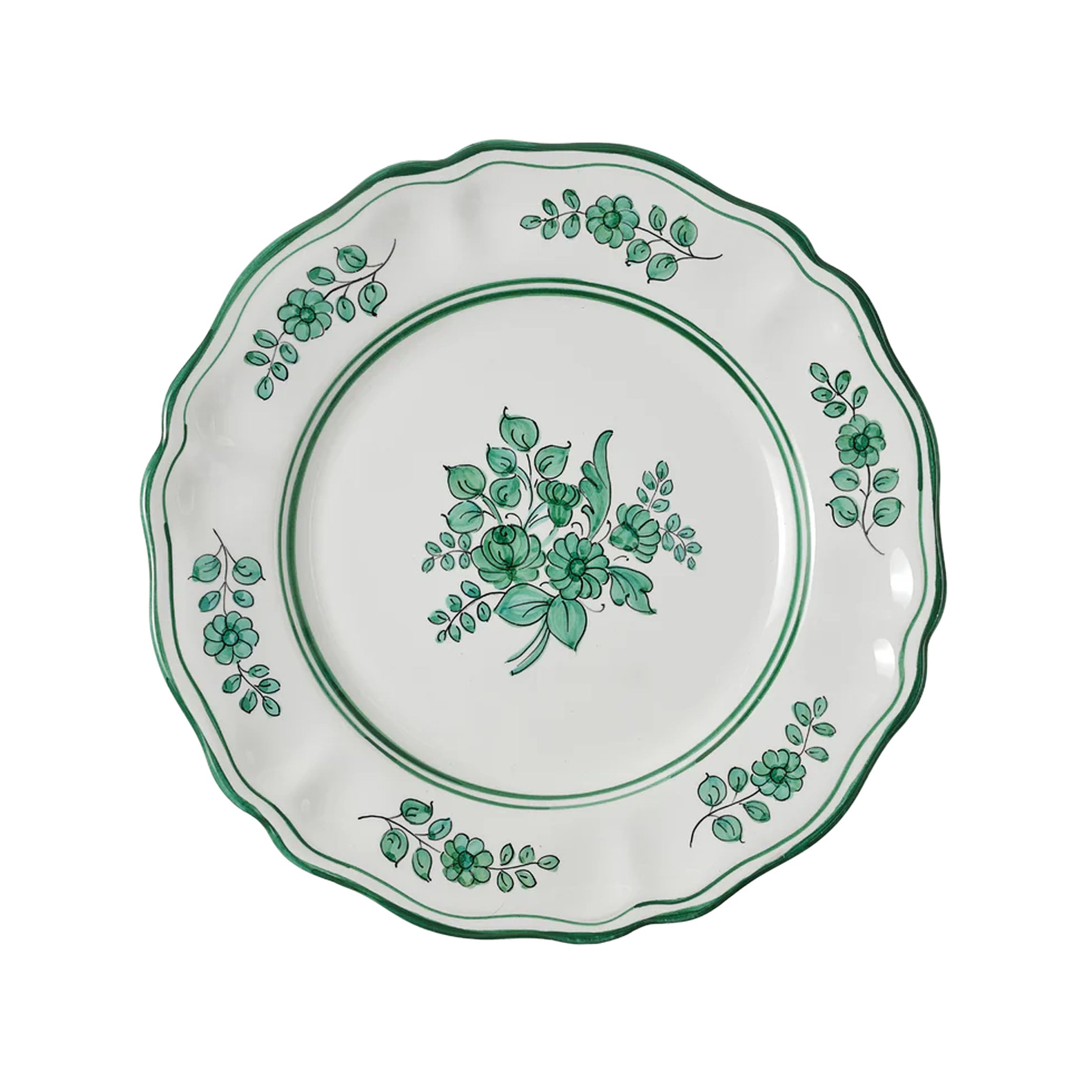 Sicilia Dessert Plate in Green