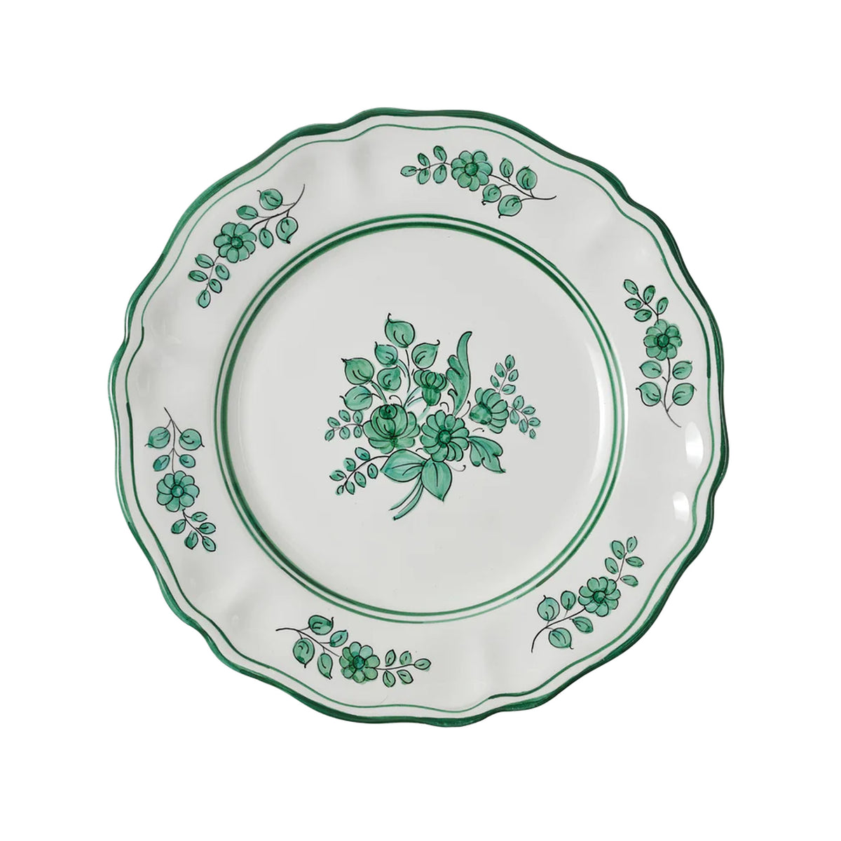 Sicilia Dessert Plate in Green