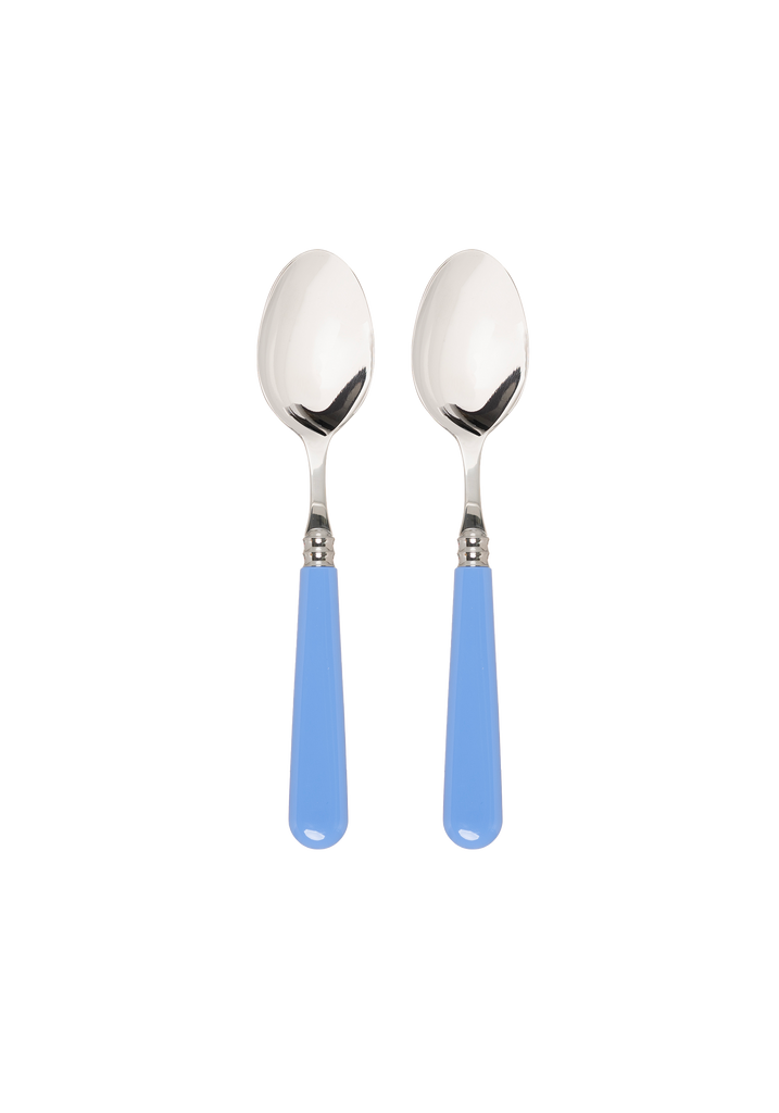 Sky Blue Teaspoons, Set of 2