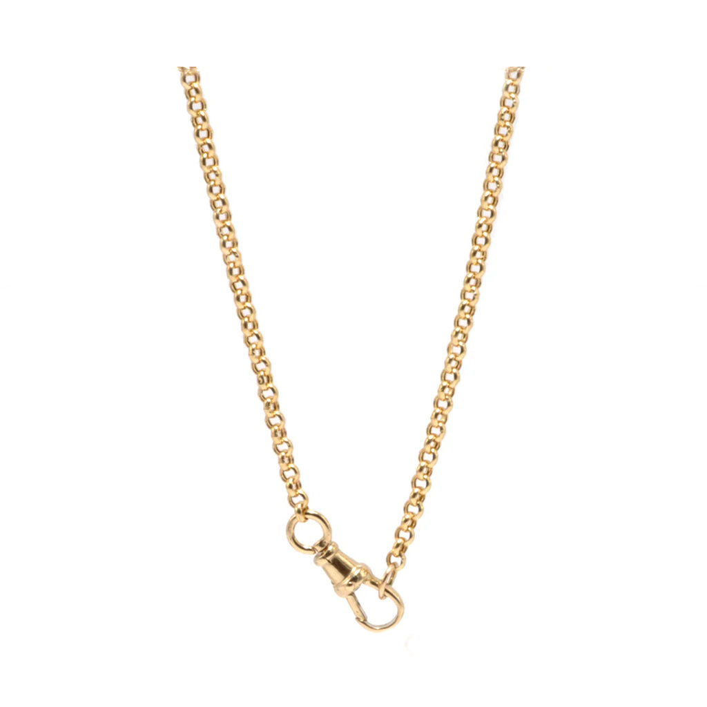 Small Belcher Chain with Dog Clip Clasp
