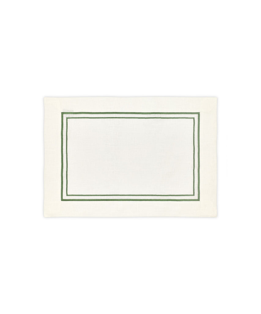 Rebecca Udall Sophie Classic Two Cord Placemat, Green