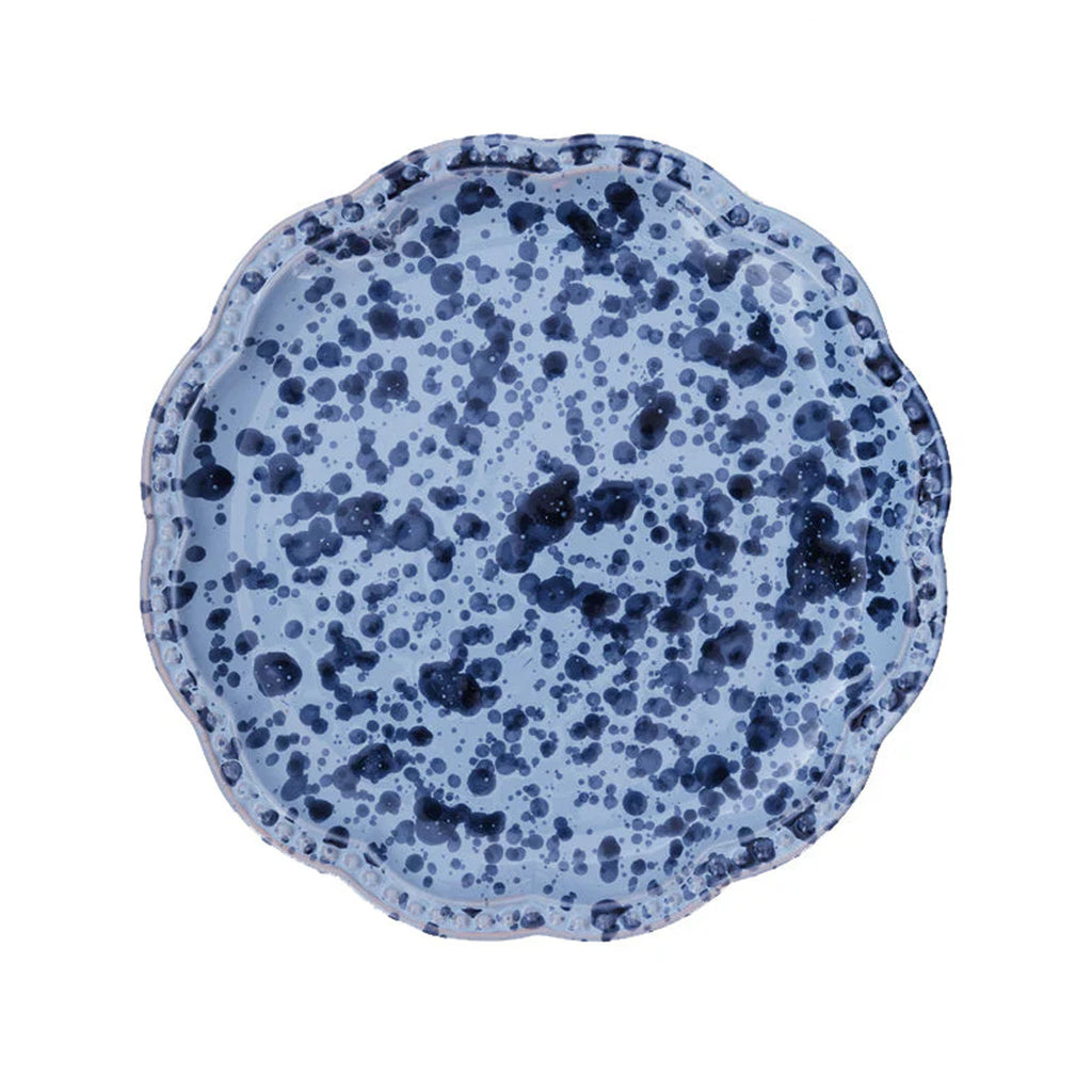 Speckled Dessert Plate in Blue