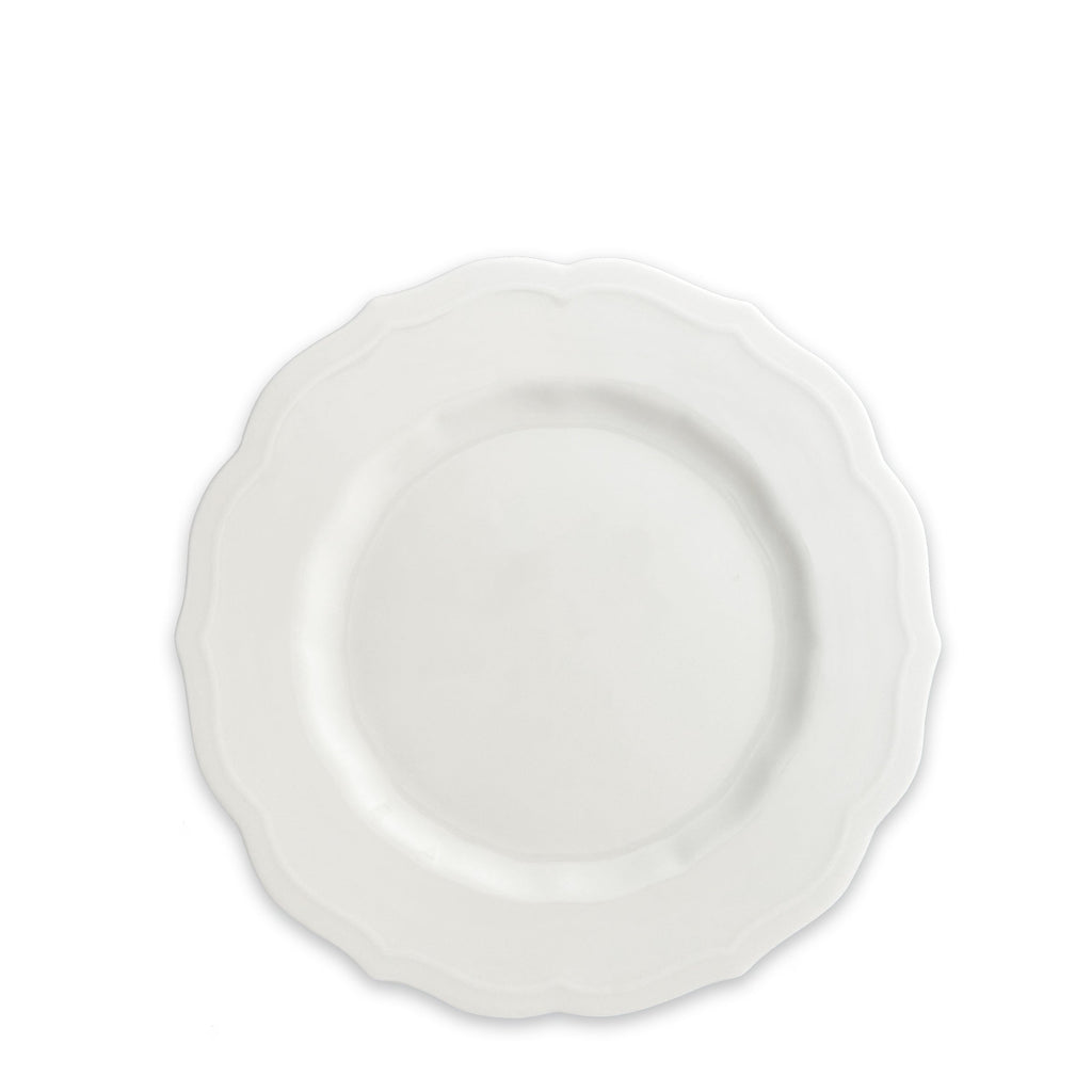 Stella Scalloped White Salad Plate