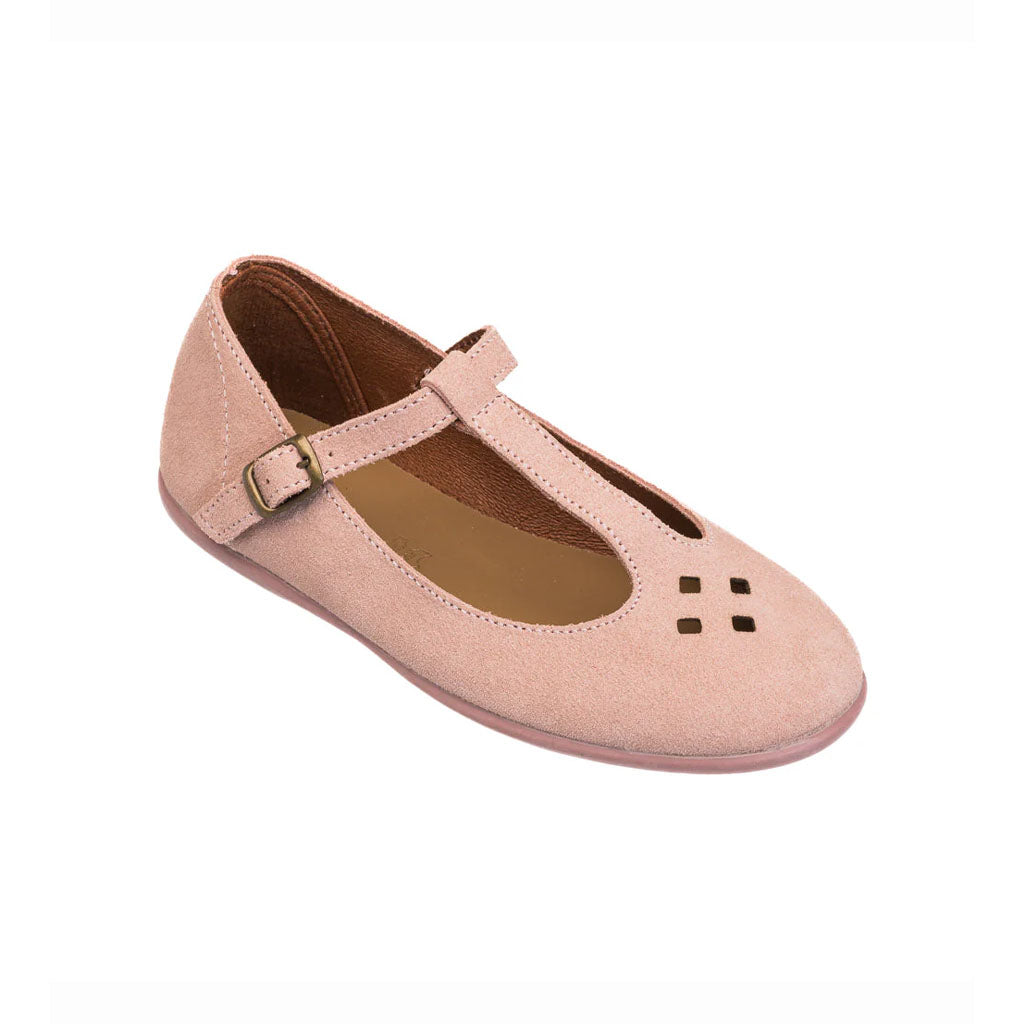 Suede TBar Rose