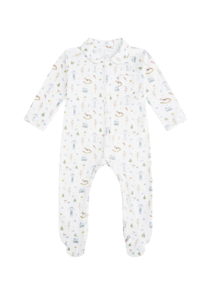 Sugar Plum Fairies Sleepsuit in Baby Pink