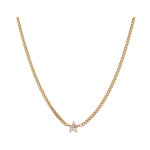 Super Duper Diamond Star Necklace