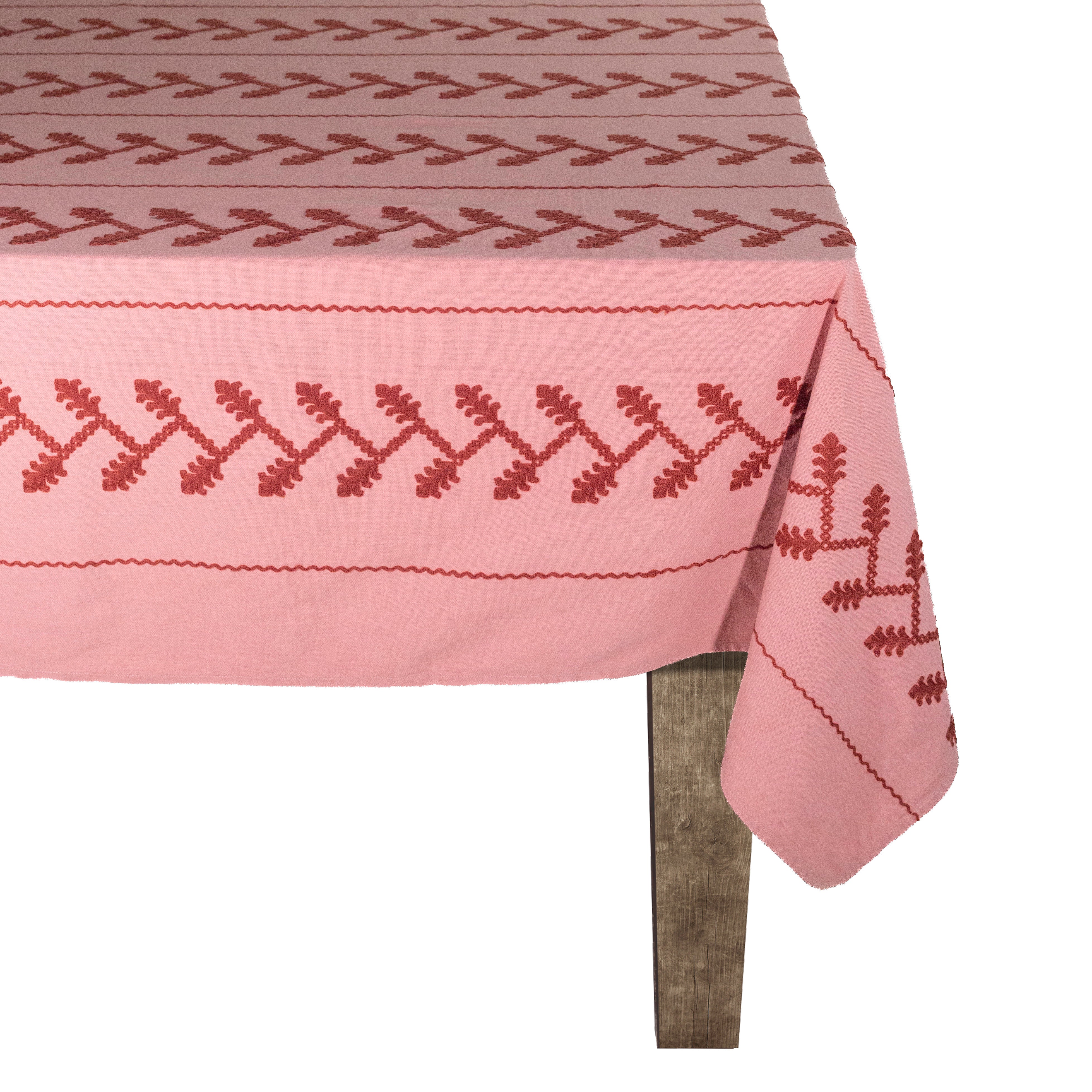 Tonal Red Vine Tablecloth