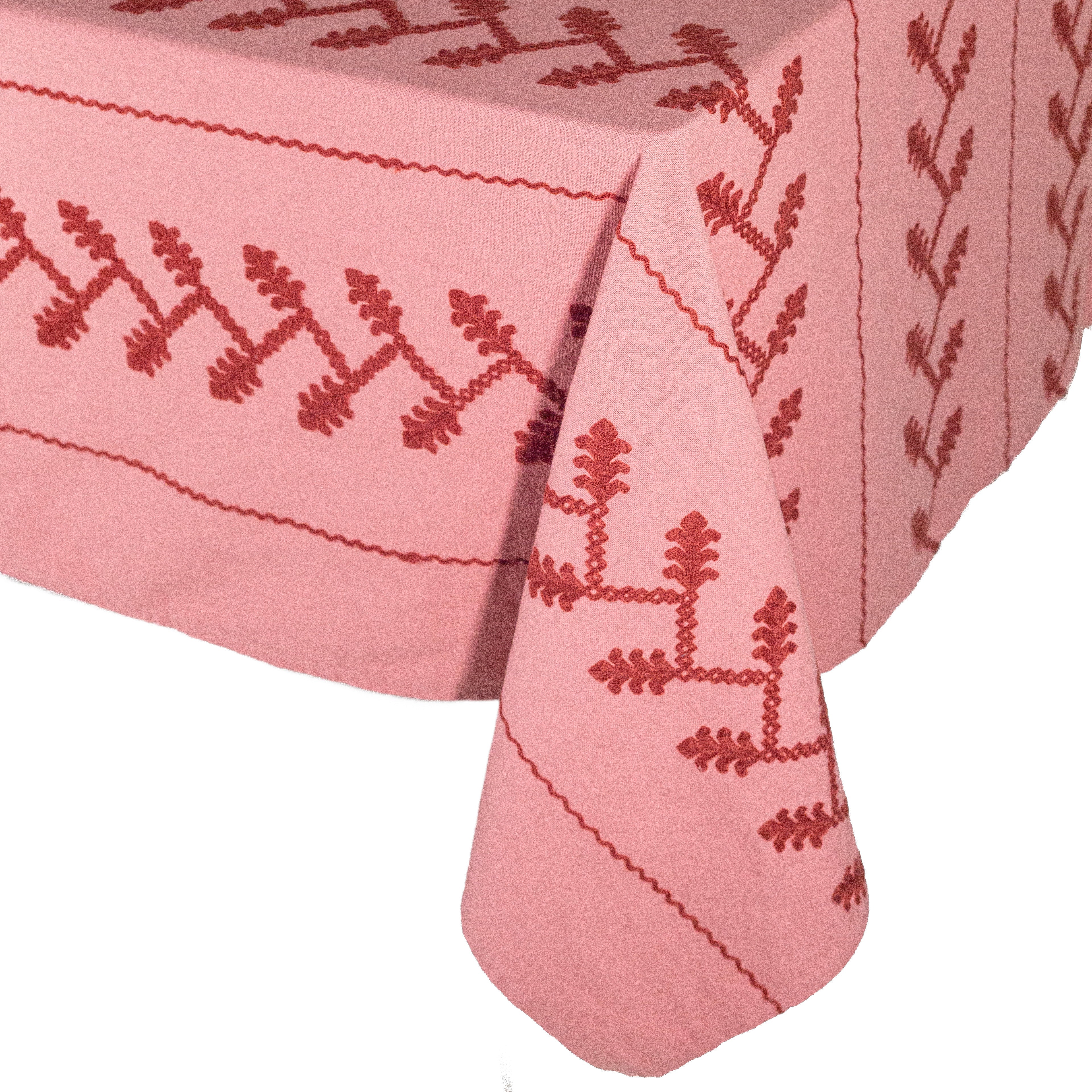 Tonal Red Vine Tablecloth