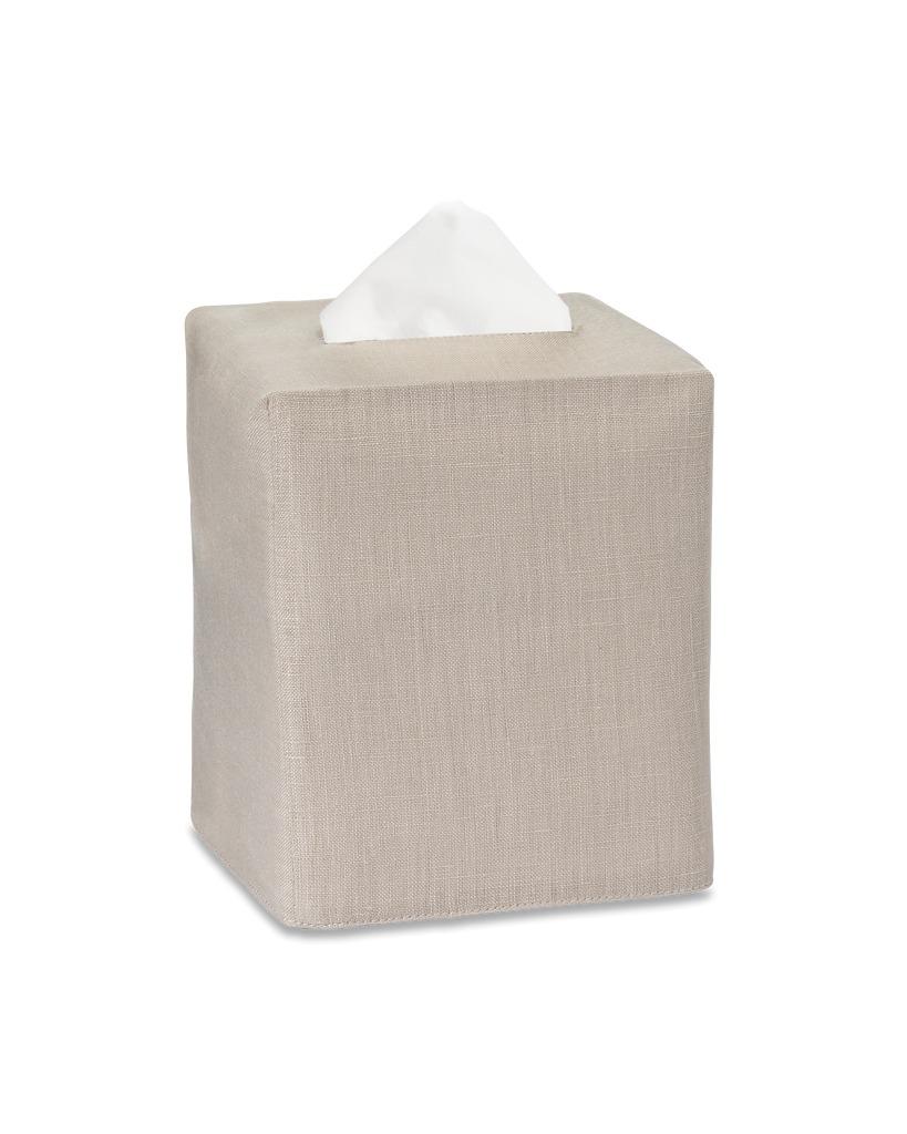 Heirloom Estate Boutique Tissue Box Cover, Italian Linen 7 Colors