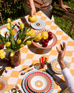 Medium Tablecloth in Plaza Medium Yellow