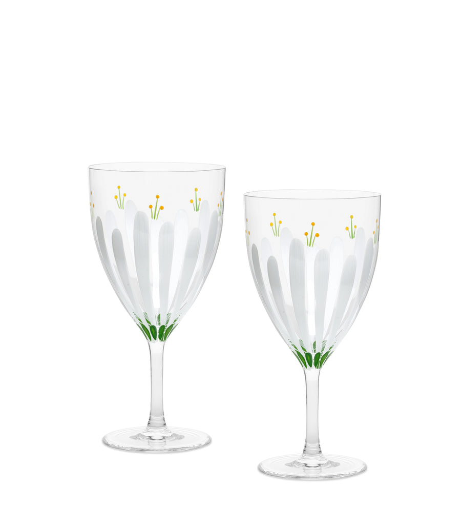 Spring Meadows Wine Glasses, Set of 2