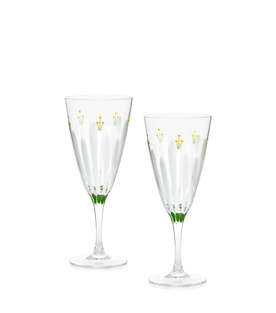 Spring Meadows Champagne Flutes, Set of 2