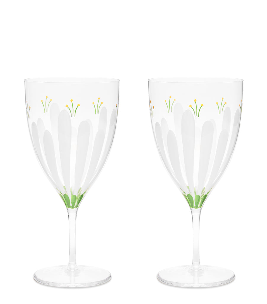 Spring Meadows Water Glass, Set of 2