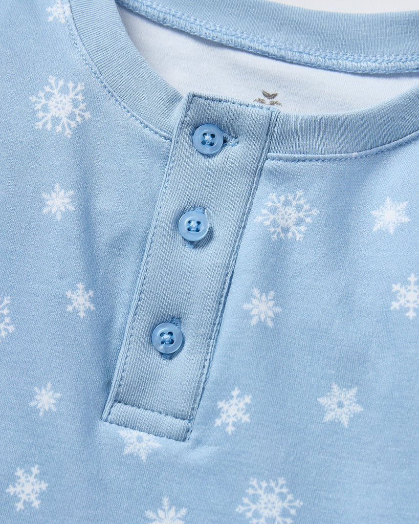 Kid’s Pima Snug Fit Pajama Set in Periwinkle Wonderland