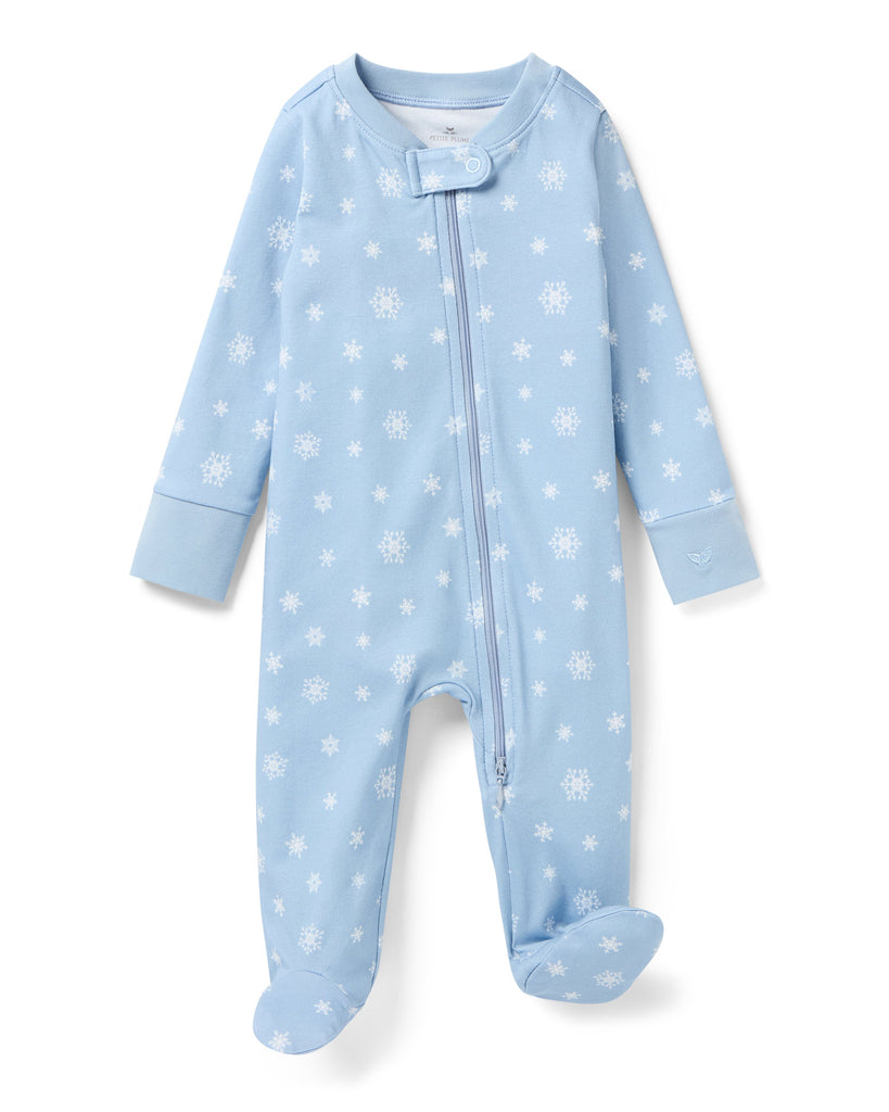 Baby’s Pima Romper in Periwinkle Wonderland