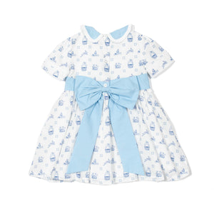 Grace Dress in Easter Delft - Henry Duvall