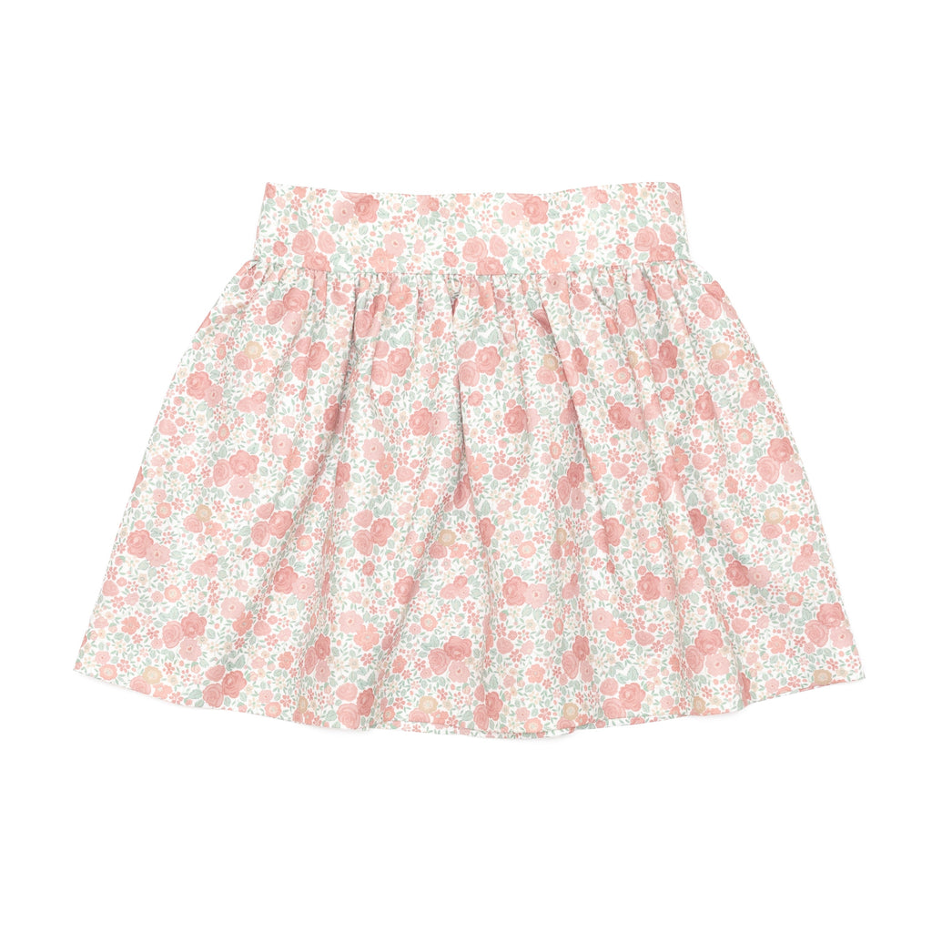 Henry Duvall Sutton Skirt in Beacon Hill Blooms floral print, classic fall skirt for older girls, perfect for coordinating sibling outfits and age-appropriate seasonal dressing