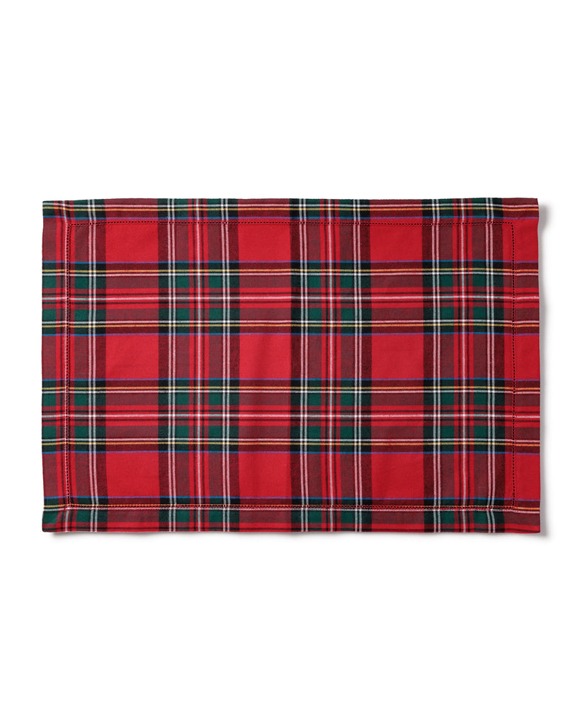 Signature Twill Placemats in Imperial Tartan