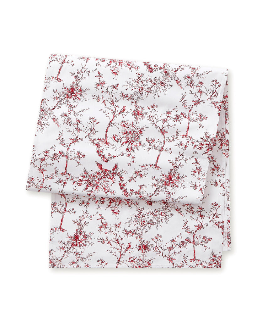 Signature Twill Table Runner in Red Timeless Toile