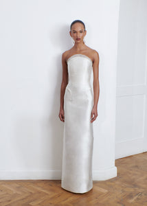 Crescent Strapless Silk Mikado Gown | STYLE 118