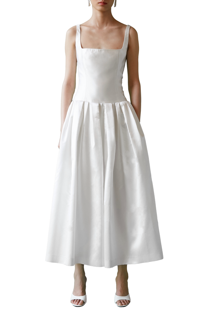 Ankle Length Drop Waist Gown | STYLE 108