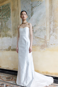 Strapless Silk Mikado Dress | STYLE 109
