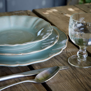 Alentejo Collection Salad Plates in Turquoise, Set of 6
