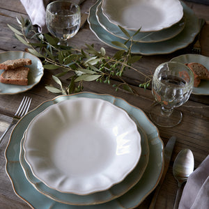 Alentejo Collection Salad Plates in Turquoise, Set of 6