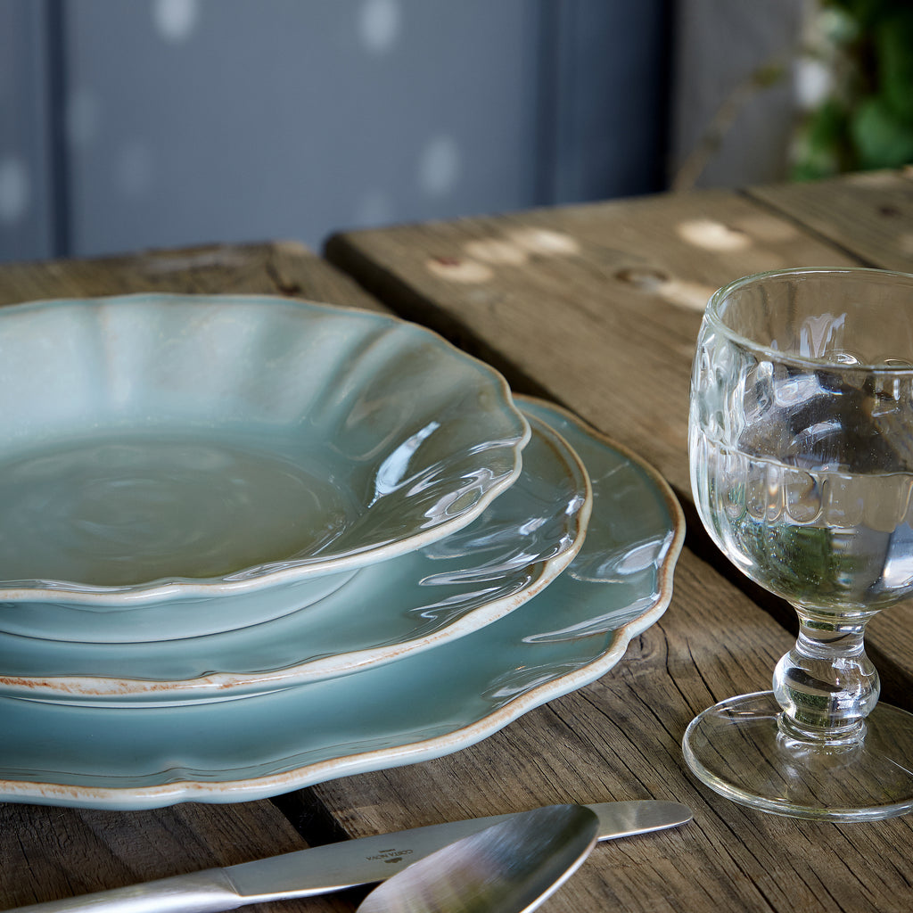 Alentejo Collection Pasta Plates in Turquoise, Set of 6