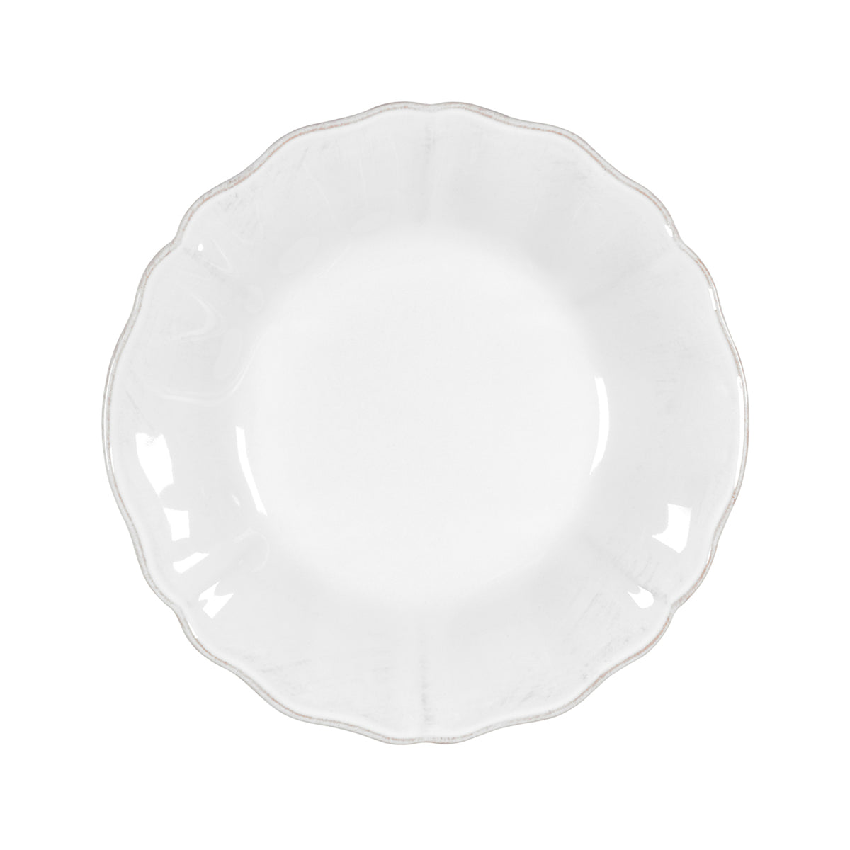 Alentejo Collection Pasta Plates in White, Set of 6