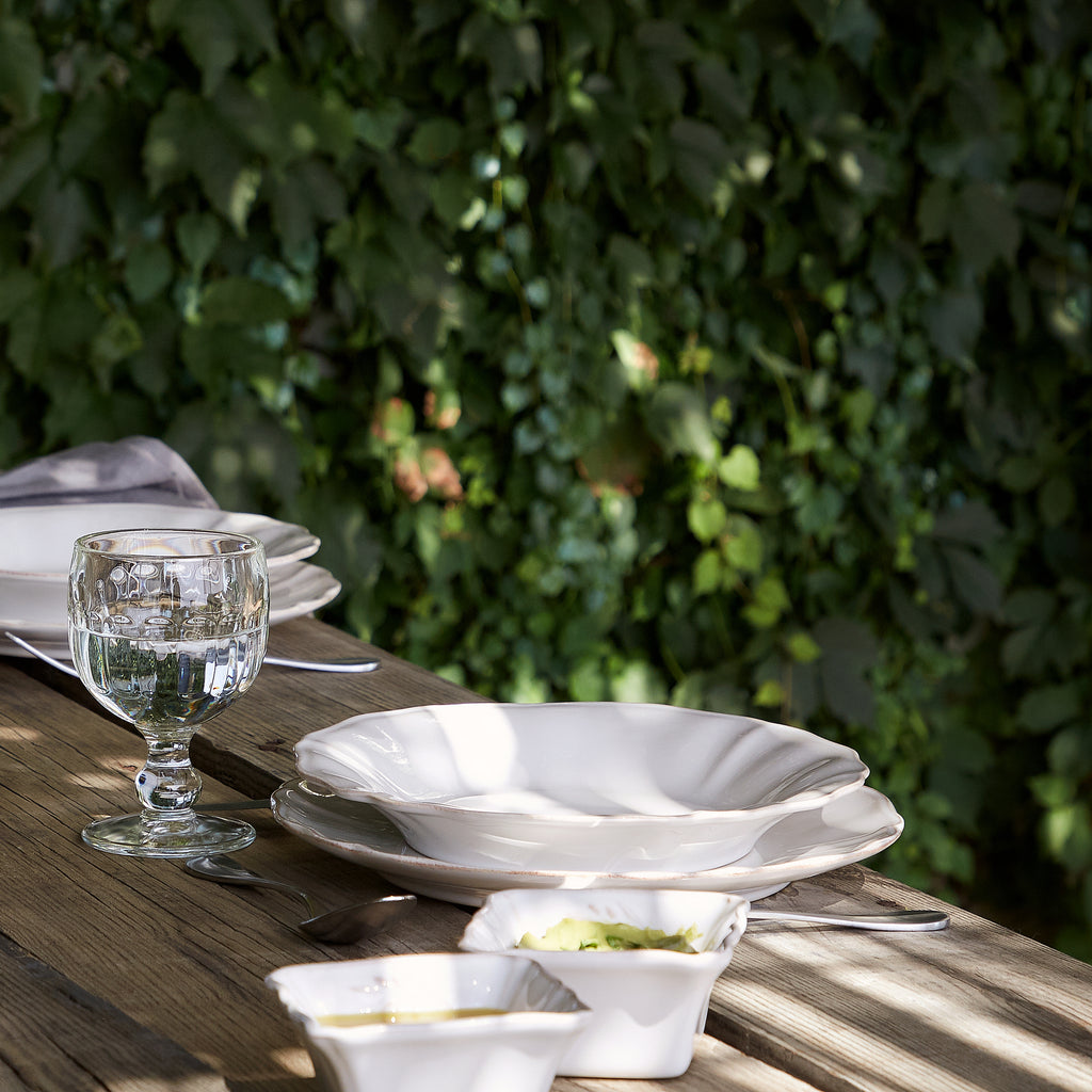 Alentejo Collection Dinner Plates in White, Set of 6